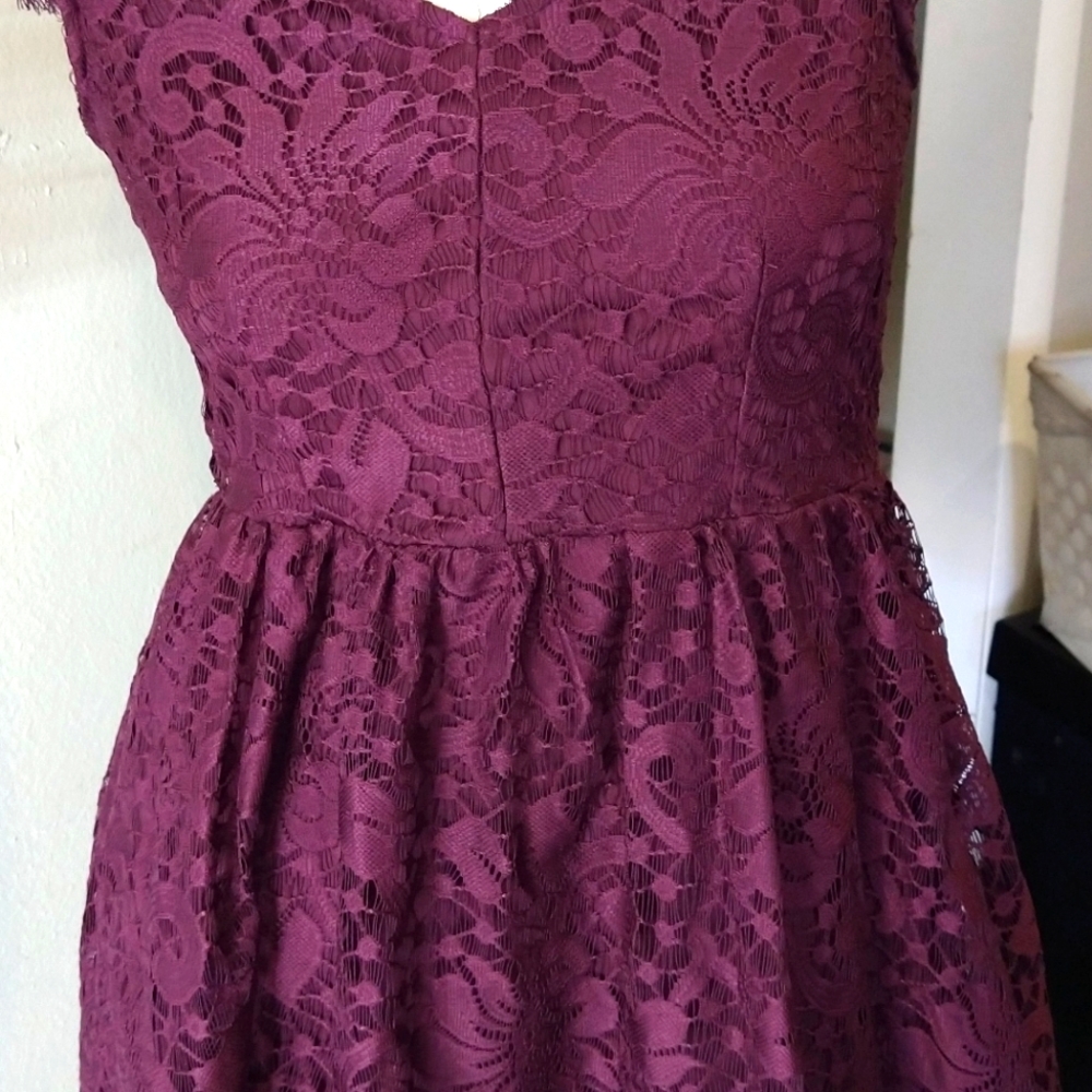 Xhilaration Medium Plum Dress